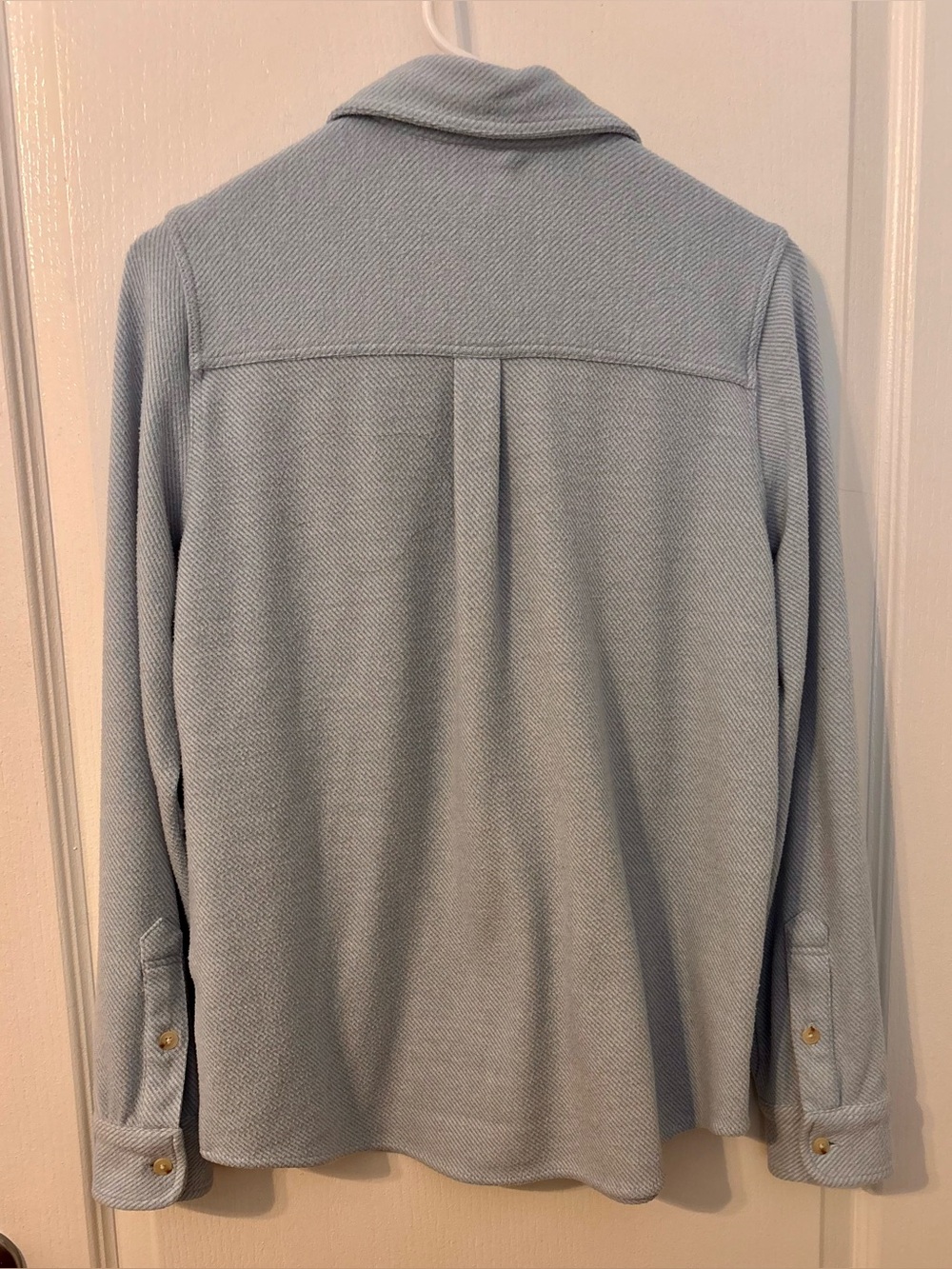 FAHERTY Legend Sweater Shirt; Ice Blue S - Picture 3 of 3